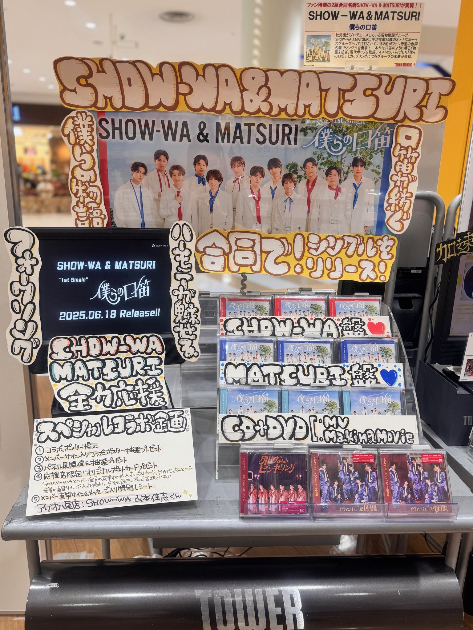 僕らの口笛A show wa matsuriタワレコ抽選ポストカード