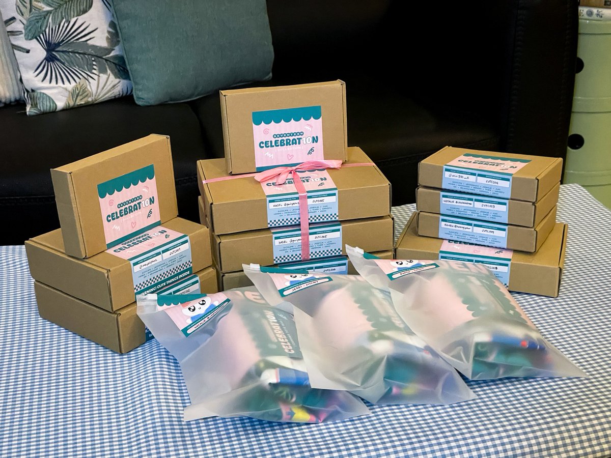 sebong_prints's tweet photo. [UPDATE]

SVT CELEBRAT10N COLL 🎂🎉

☻ Done packing all local orders for this collection. They are now scheduled for pickup today.

☻ Please don’t forget to settle your sf that was sent through dms.

Thank you so much 🫶🏻✨

#UpdatesBySP
#SebongPrints https://t.co/utEi6gJzmz
