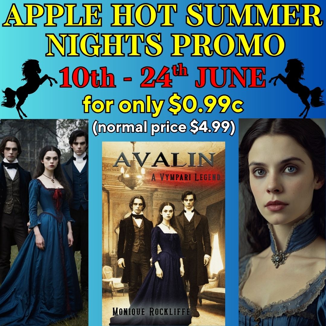 ONLY 5 DAYS LEFT!! CATCH YOUR #EBOOK COPY FOR ONLY $0.99c! Follow this link to your favourite bookstore:
books2read.com/u/mgnx7q 

"Avalin" has a huge twist on vampire mythology. Give it a try. You might just LOVE it!!

#booksale #bookpromo #vampire #horror #scifi #romance #novel