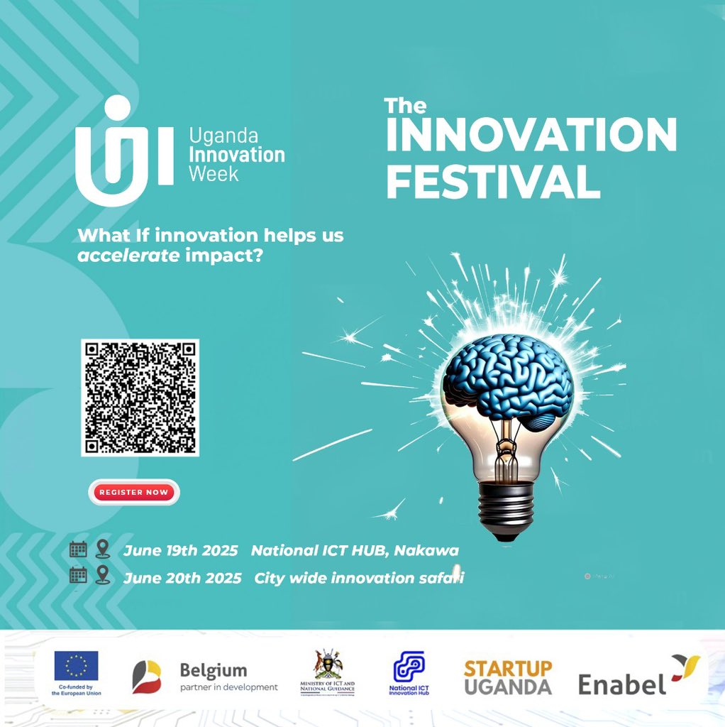 innovationhubug's tweet photo. We’re LIVE at the Innovation Festival!
Tune in now and join the excitement https://t.co/GeuWwdmO3I

#InnovationFestival #LiveNow #TechInnovation

@MoICT_Ug @EnabelinUganda @StartupUganda_ https://t.co/VYsH18Xwjz