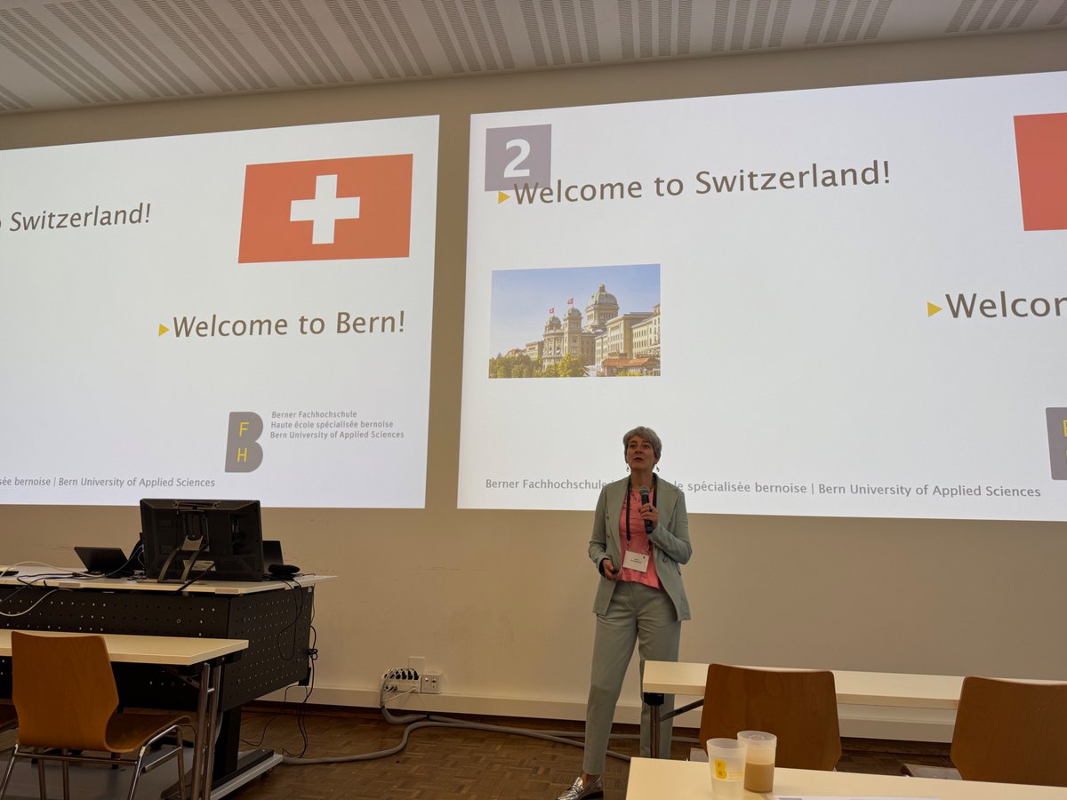 eDem_eGov's tweet photo. Thanks for the warm welcome to ICEDEG 2025 by Prof. Dr. Ingrid Kissling-Näf (BFH) &amp; Prof. Dr. Matthias Stürmer (BFH). https://t.co/VCTgah0YLV