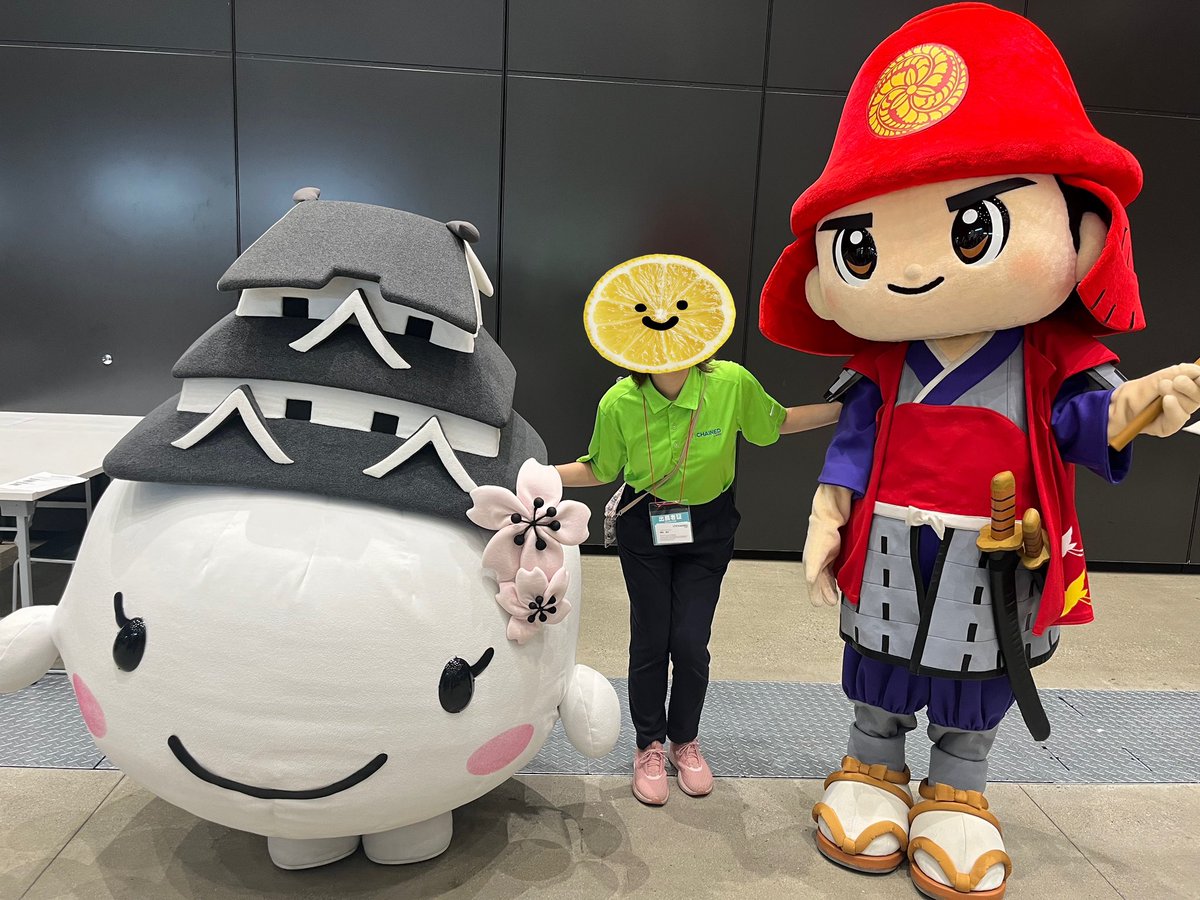 UnchainedLabsJP's tweet photo. #pssj の会場で #しろまるひめ と #かんべえくん に会えました🫶✨✨🏯 https://t.co/8JGSDcLGIe