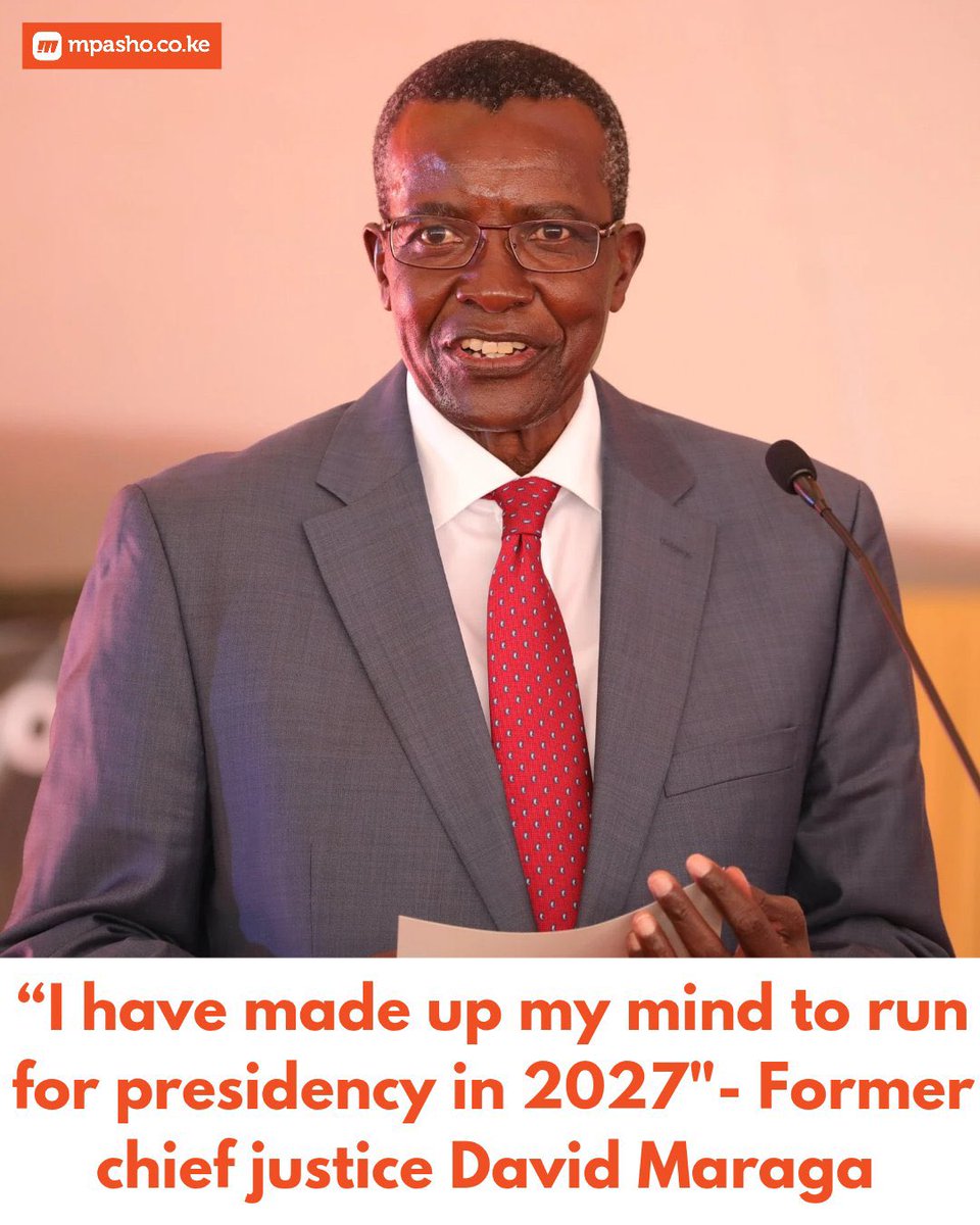 He has no aura, no appeal, and uninspiring but he is sober. We need Maraga J 
Everyone get your ID’s and voter’s cards ready