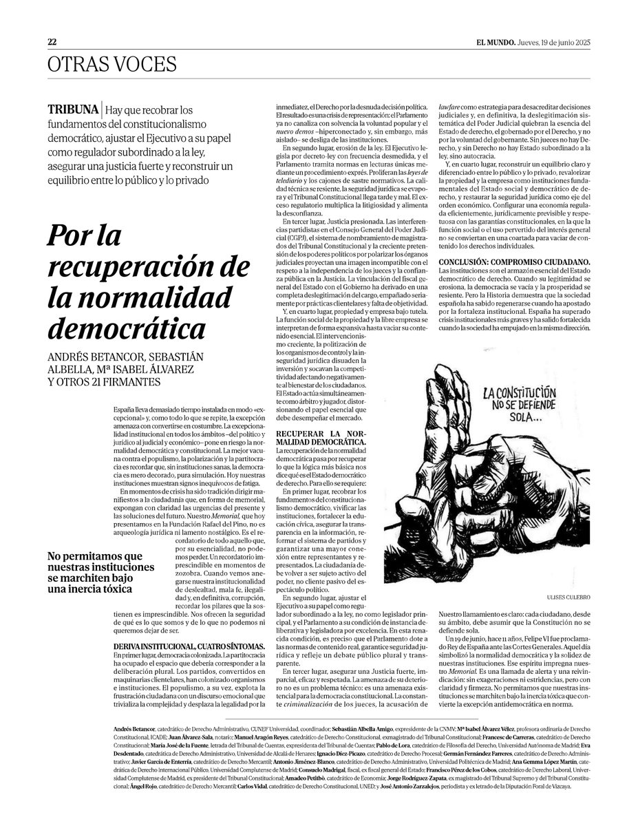 apfner's tweet photo. Por la recuperación de la normalidad democrática https://t.co/Y7t5oaXq2y