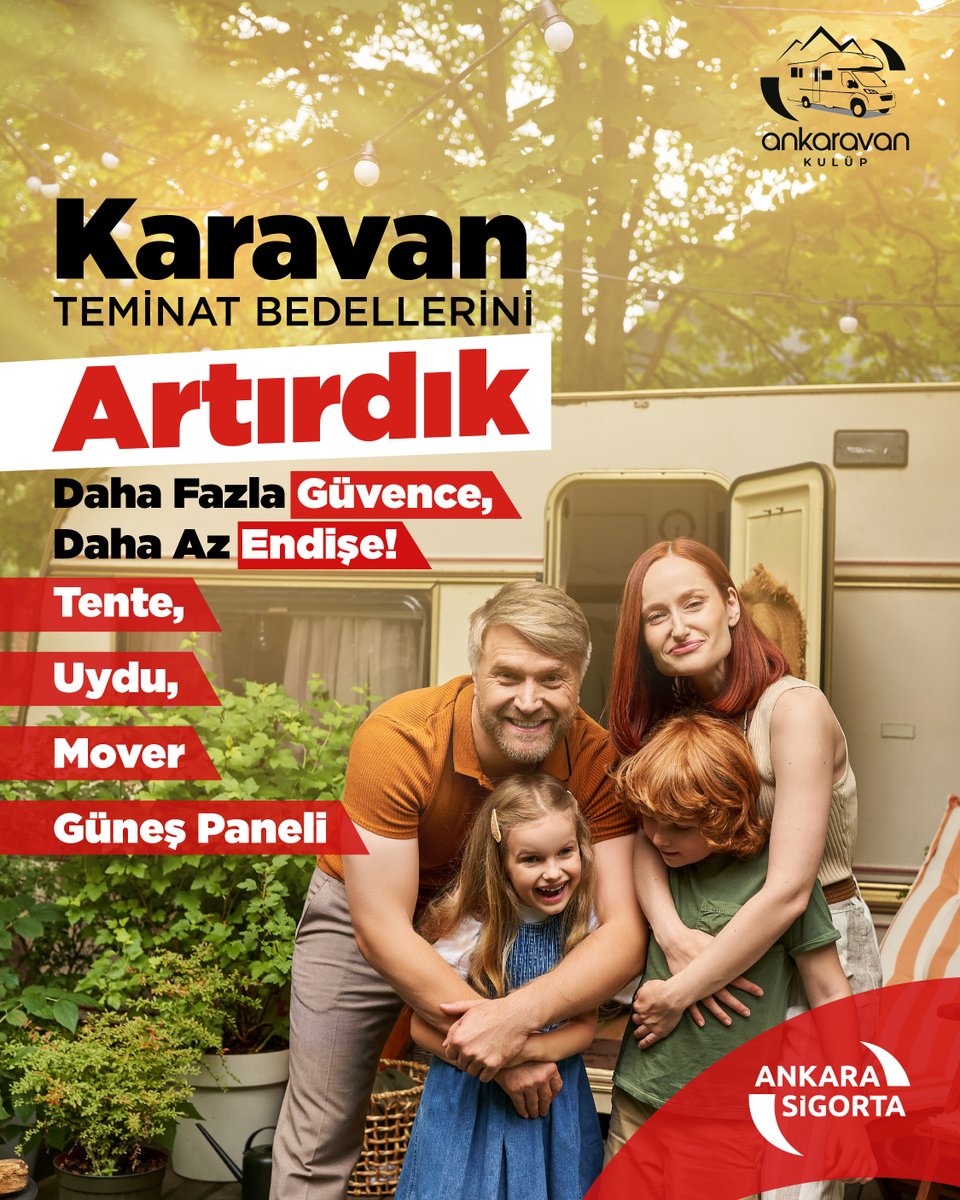 Ankaravan’daartık karavan aksesuarlarınız daha yüksek teminatla güvende! 
Yolculuklarınızda güven bizden, keyif sizden.