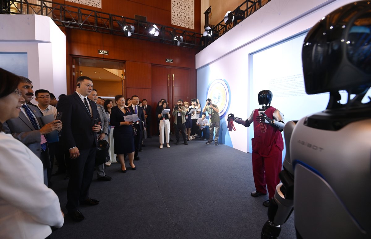 #China is committed to working with other member states of the Shanghai Cooperation Organization to enhance cooperation through institutional mechanisms, policy exchanges and practical collaboration in digital, artificial intelligence and information communication #technology,