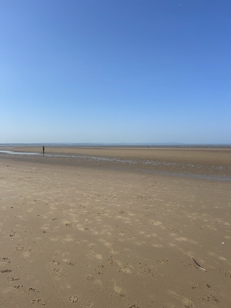 Y5Redgate's tweet image. A beautiful morning to be at Cosby beach with the @IronMenCrosby thinking about who number 14 is and where he came from. ☀️ 🌊 💙#RCPEnglish #RCPArt #LearningoutsideTheClassroom