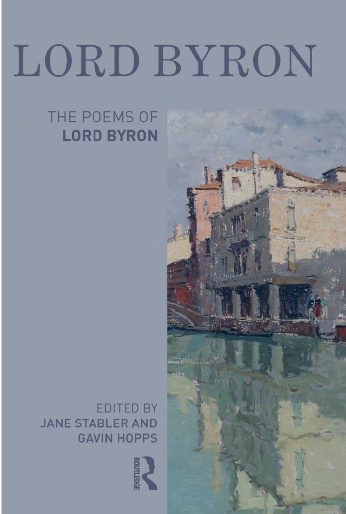 divinitysta's tweet image. We are delighted to announce that the monumental edition of Byron’s Don Juan, edited by our very own Gavin Hopps and Jane Stabler has been awarded the Elma Dangerfield Prize (for scholarship relating to the work of Lord Byron).

routledge.com/The-Poems-of-L…