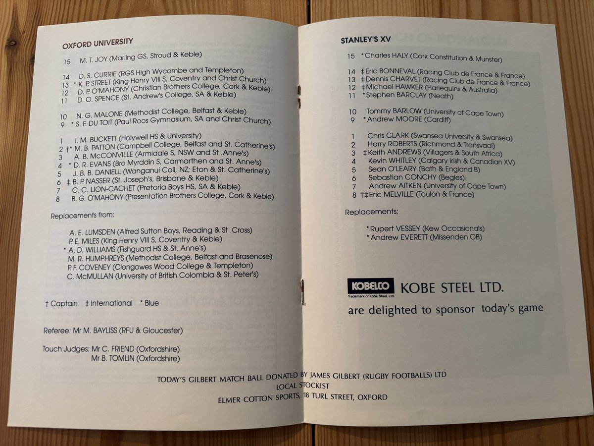 Oxford University v Stanley’s XV 1992

<a href="/OURFCblues/">OURFC</a>