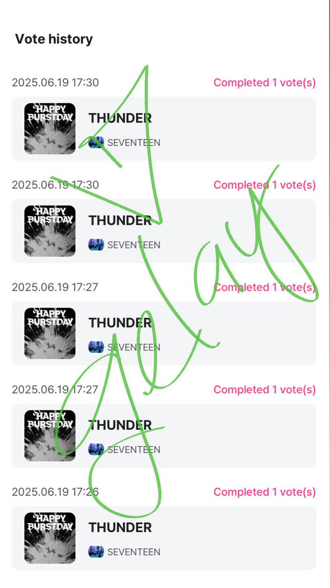 min9yuki's tweet photo. if you see this, PLEASE RETWEET!! 

MCOUNTDOWN LIVE VOTING! go to mnet+ app and vote Thunder NOW :) you can vote up to 5 times per acc!

https://t.co/SrZ3Zw3jLd https://t.co/ePRNdsVNW2