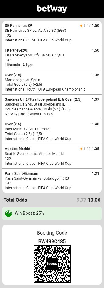 Too Much Sosa (@vah_valenciah) on Twitter photo Lero ngati simudya bet call me NABANDA 😅😂
5 Odds>>BW499D5DC📌💥
10 Odds>>BW499C485 Mix⚽
11 Odds>>BW499DD1B Over 2.5 ⚽
34 Odds>>BW499D089 2rd HMG ⚽
103 Odds>>BW499B1CA Mix⚽
1,032 Odds>>BW499A8DE over 1.5 ⚽
Don't miss 1k odds <a href="/BetwayMalawi/">Betway Malawi</a> Lero ngati simudya bet call me NABANDA 😅😂
5 Odds>>BW499D5DC📌💥
10 Odds>>BW499C485 Mix⚽
11 Odds>>BW499DD1B Over 2.5 ⚽
34 Odds>>BW499D089 2rd HMG ⚽
103 Odds>>BW499B1CA Mix⚽
1,032 Odds>>BW499A8DE over 1.5 ⚽
Don't miss 1k odds <a href="/BetwayMalawi/">Betway Malawi</a>