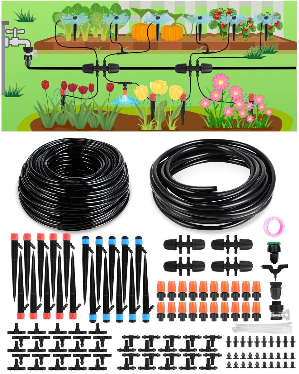 SRTrendsDeals's tweet image. Drip Irrigation System for Watering Garden: 230FT Misting Sprinkler DIY Devices at $36.99

sovrn.co/18b1yex

#Misting #DIY #Devices