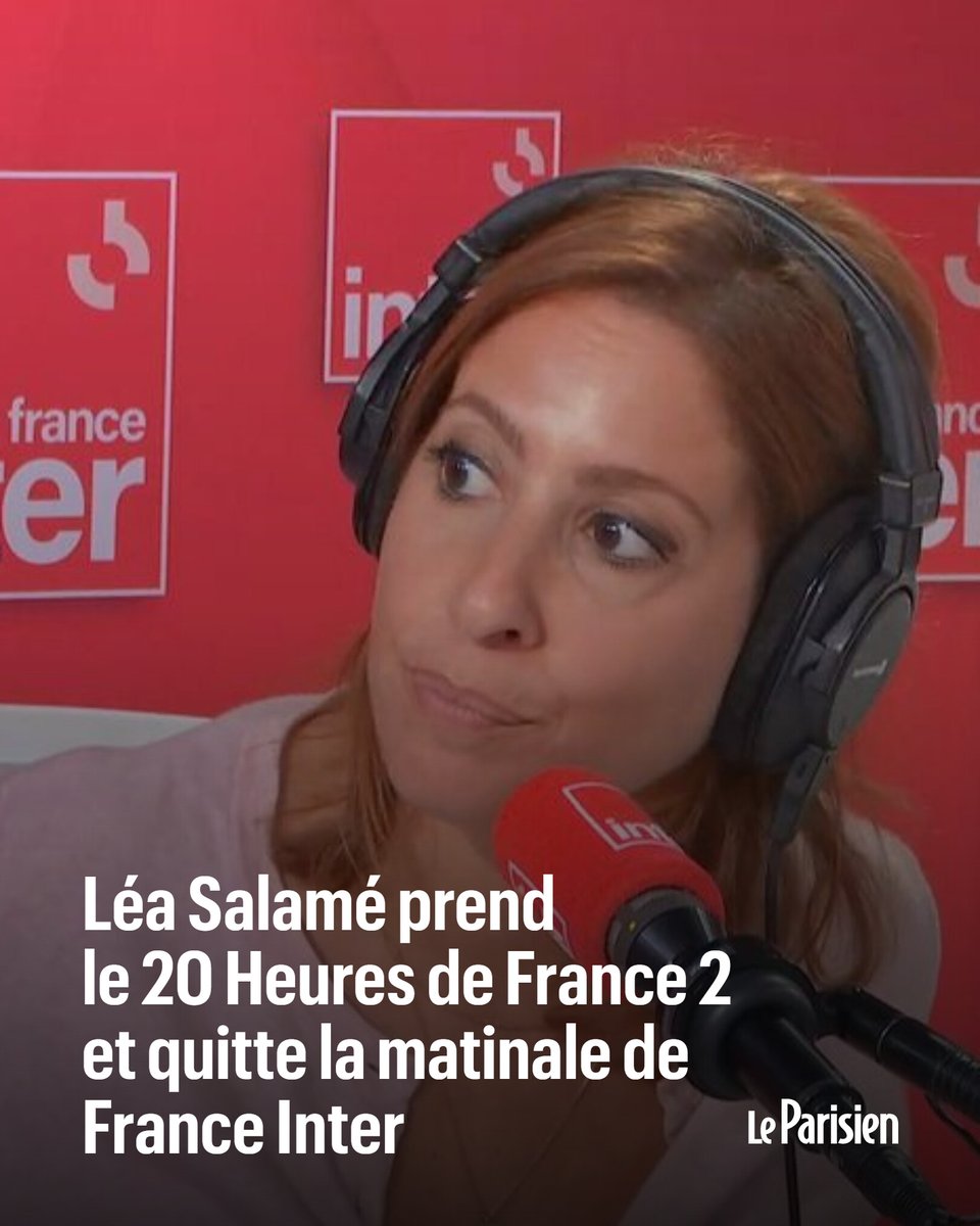 le_Parisien's tweet image. 🔵 INFO LE PARISIEN | Voix emblématique de la station publique depuis plus d’une décennie, Léa Salamé va succéder à Anne-Sophie Lapix à la tête du «20 heures» de France 2.

➡️ l.leparisien.fr/N6Xv