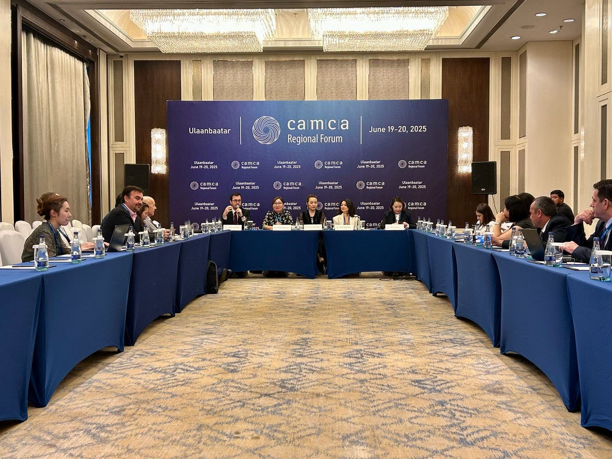 This afternoon Forum attendees split into diverse discussions on important topics: entrepreneurship, green finance, and women leadership. #CAMCA2025Mongolia