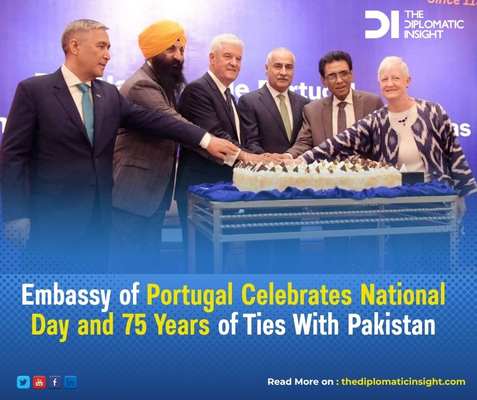 The Embassy of Portugal in Islamabad celebrated 

Portugal’s National Day with grandeur and diplomacy, 

underscoring the strong ties between Portugal and 

Pakistan.

thediplomaticinsight.com/embassy-of-por…

#portugalvsspain #nationaldayofmourning25 #EuropeanUnion #EuropeanParliament #Iran