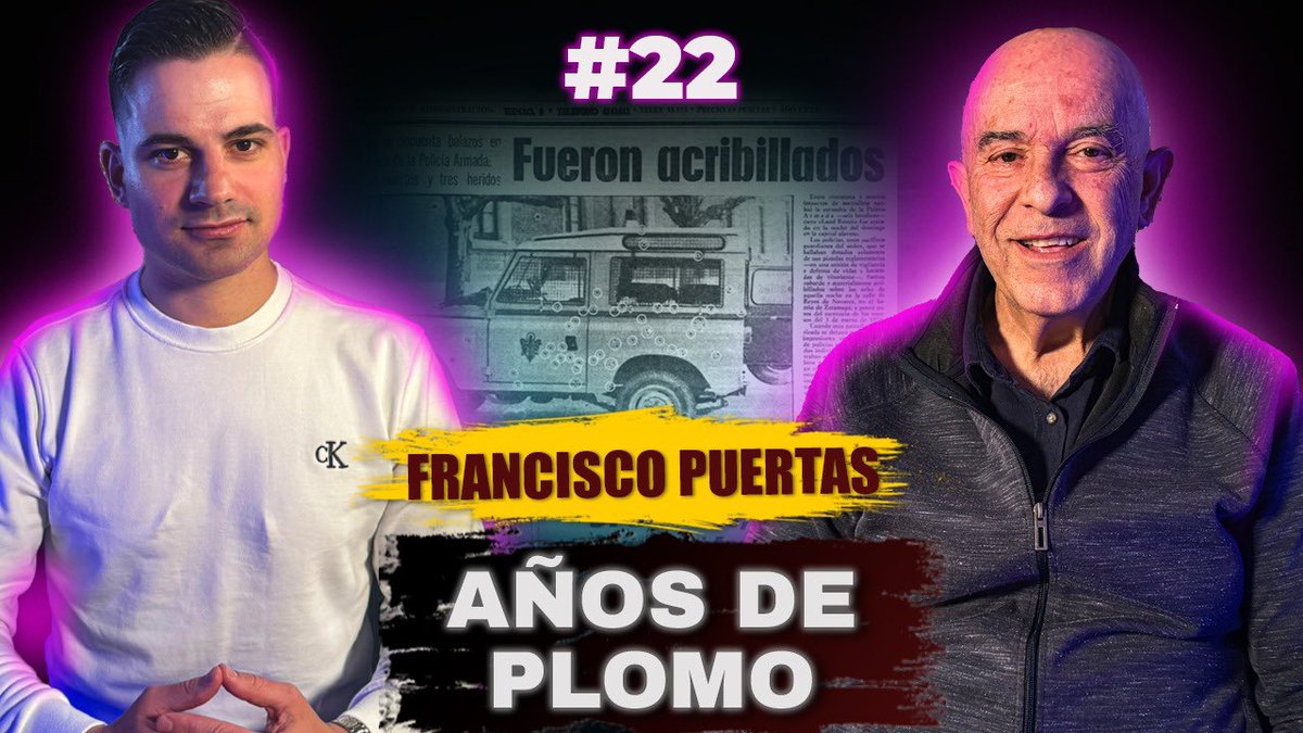 OperativoCr's tweet photo. Ya en Spotify el capítulo #22 con Francisco Puertas 🎙️
Los años más duros de ETA, los años de plomo vividos en primera persona…
👮🏻‍♂️💥🇪🇸😰

🎧Escúchalo aquí: https://t.co/PWv5MCzvu5

#operativocriminal #audiopodcast #policia #eta https://t.co/xjaQegbHkw