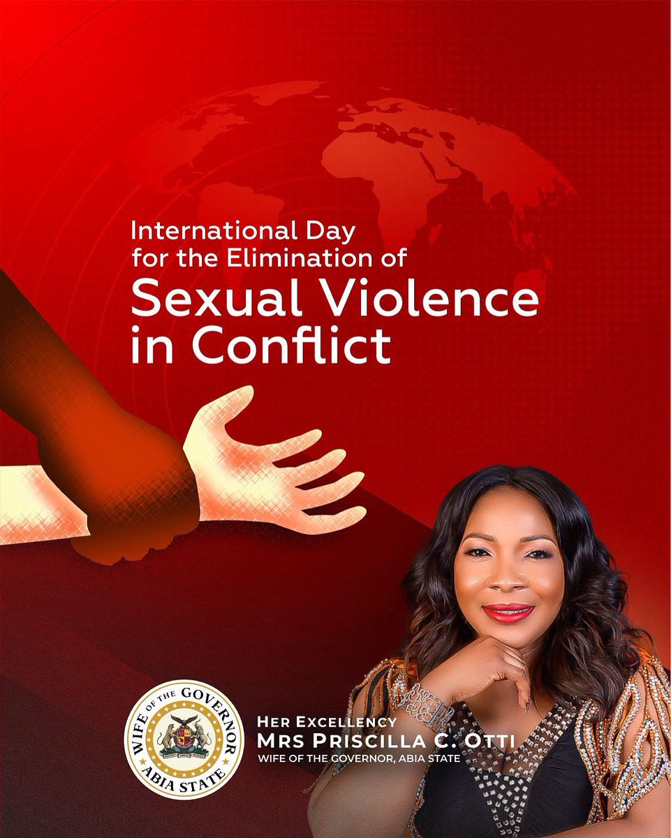 PriscillaOtti's tweet image. Today, on the International Day for the Elimination of Sexual Violence in Conflict, I join the global community in solidarity with survivors and victims of this heinous crime.
We must work together to create a world where women and girls can live without fear of violence, where…