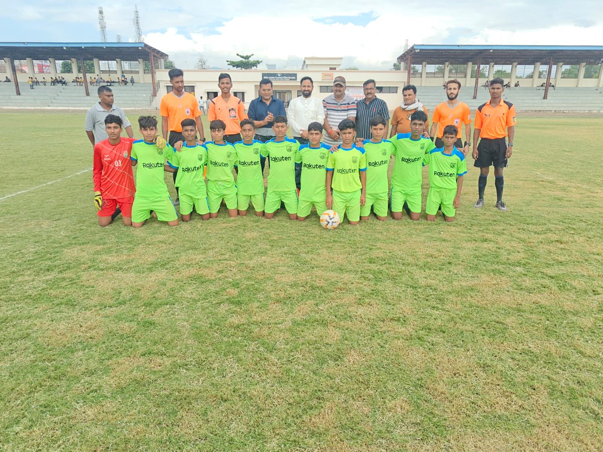 MPFAJABALPUR's tweet photo. M.P. Junior Boys Inter District Football Tournament Group B 2025-26 held at Itarsi stated with a good note with matches held smoothly. On Opening day two matches held with DFA Morena play a draw against DFA Dhar and DFA Bhopal winning the second match by 5-0 against DFA Neemuch. https://t.co/simsHhi6uF