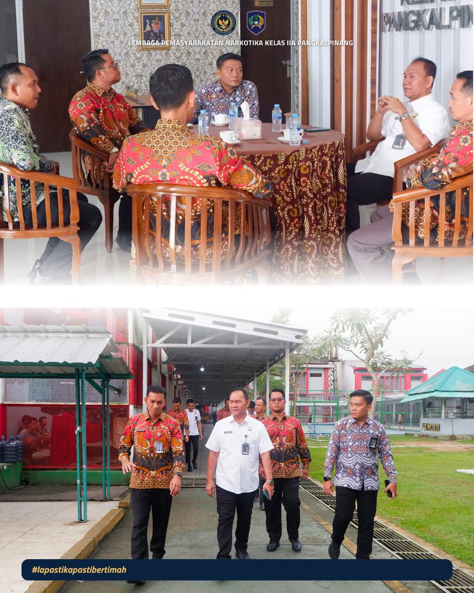 lpn_pkpinang's tweet photo. #kemenimipas
#guardandguide
#ditjenpas
#pemasyarakatan
#lapasnarkotikapangkalpinang
#bertimah https://t.co/KcjEKN7jFw