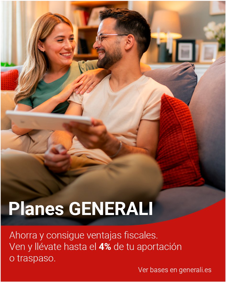 Tomas_1976's tweet photo. ¿Cómo te gustaría vivir tu jubilación? Puedo ayudarte a prepararla desde hoy. Aprovecha ventajas fiscales y, si contratas antes del 31 de julio, llévate hasta un 4 % extra en tu aportación o traspaso. 📌 Invierte en tu futuro con #PlanesGENERALI. Consúltame si quieres más info. https://t.co/zYdddNmXMY