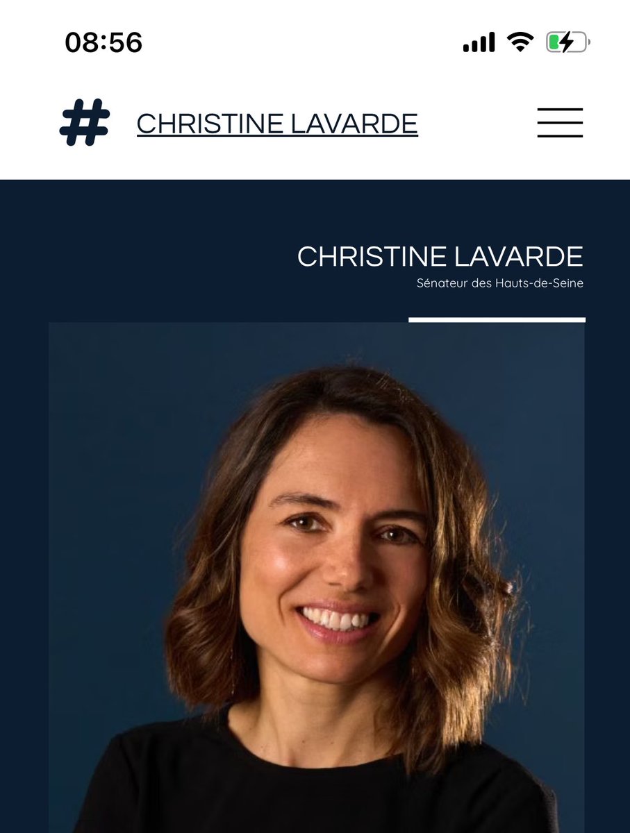 Refonte totale du site internet christinelavarde.fr. Espérant que cette nouvelle version va vous donner envie de vous intéresser aux travaux du <a href="/Senat/">Sénat</a>.