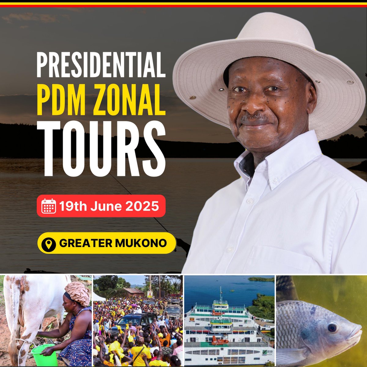 Fellow Ugandans, especially the Bazukulu, the battle against poverty takes me to Greater Mukono today. I will visit the area to assess how PDM is working for our people.