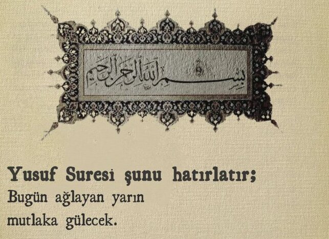 “Allah'a - Güven.”