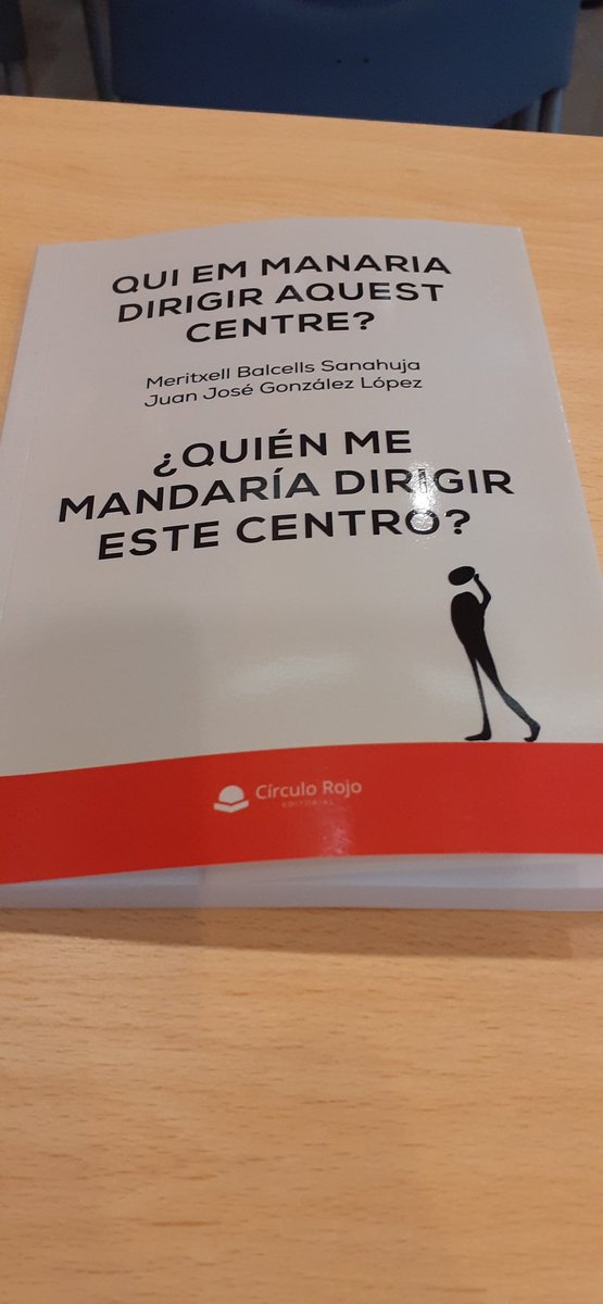 Ahir es va presentar llibre més que interessant de Meritxell Balcells i Juan José González. Qui en manaria dirigir aquest centre? Situacions quotidianes de la direcció de centres educatius per afavorir la reflexió a partir de la pràctica. Una eina del tot útil per a la formació.