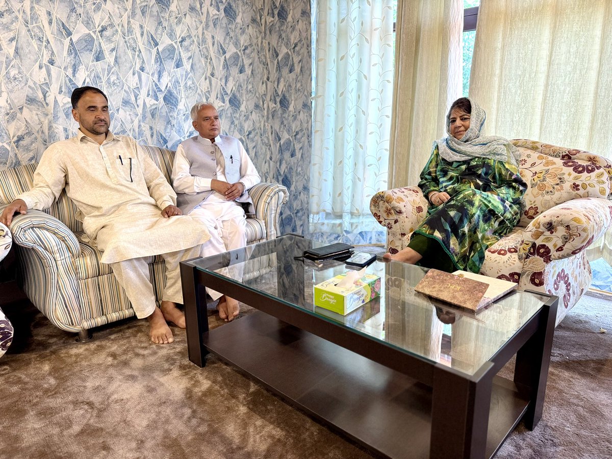 JKPDP warmly welcomes the return of Janab Gulzar Ahmad Wani a founding member, former legislator from Shangus, and a long-time close associate of Mufti Sahab. Despite enduring immense hardships,his unwavering commitment to democratic values and public service brings renewed