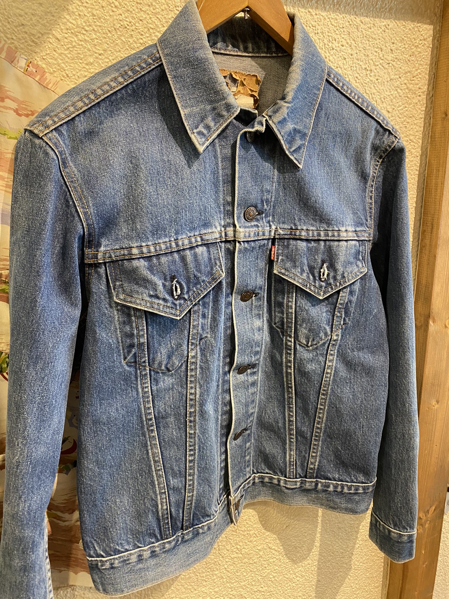 ヴィンテージ 極上 60〜70年代　ケアタグ付き 60〜70年代 Levi's リーバイス ケアタグ付き 70505 4th デニム