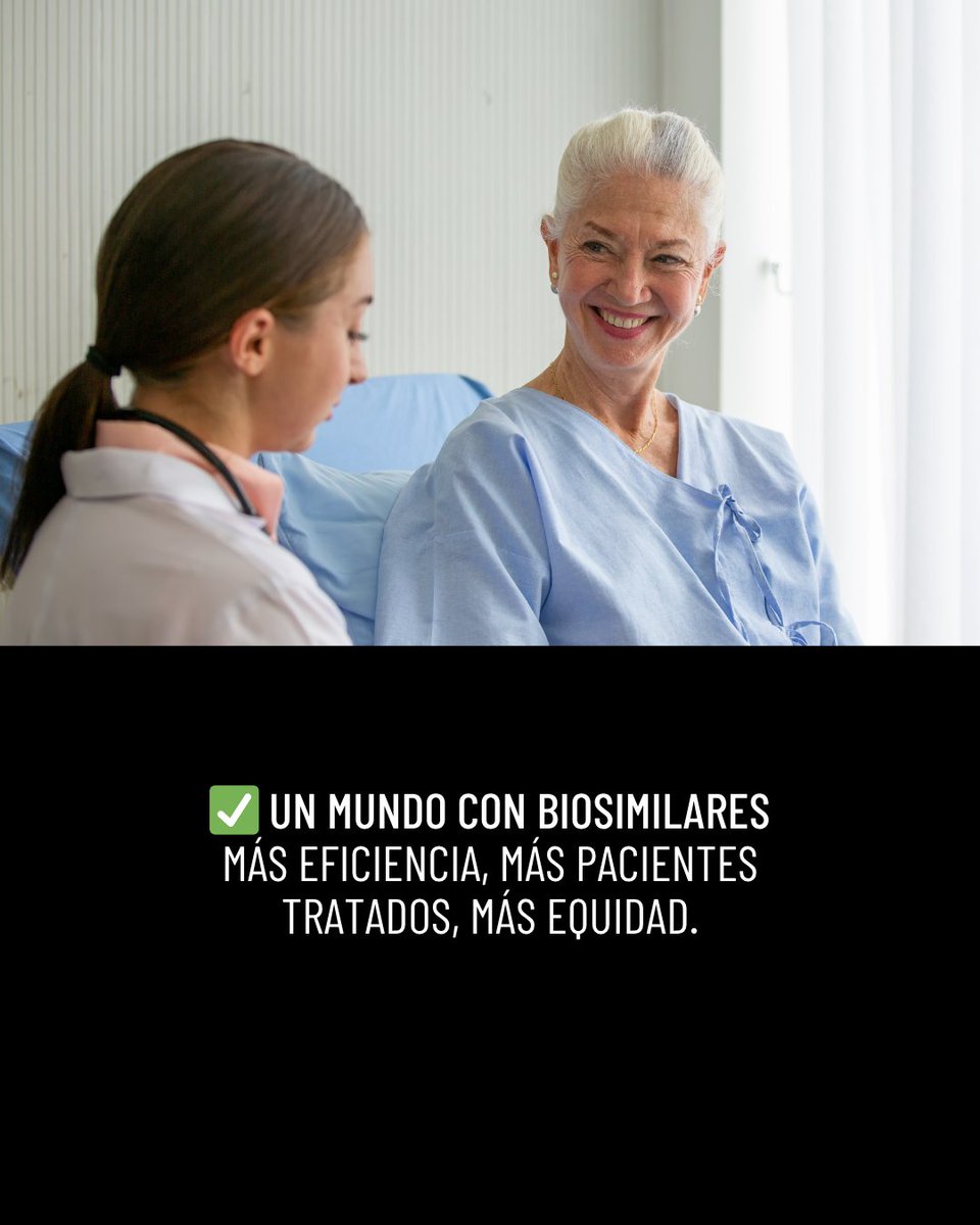 BioSim_es's tweet photo. ¿Y si no existieran los #biosimilares?
🚫 Menos acceso, más gasto, más desigualdad.
✅ Con biosimilares: más eficiencia, más innovación, más personas tratadas.
💶 +5.800 M€ de ahorro.
Un impacto económico, social y humano.
#MUCHAVIDA https://t.co/iIK1svBG6I
