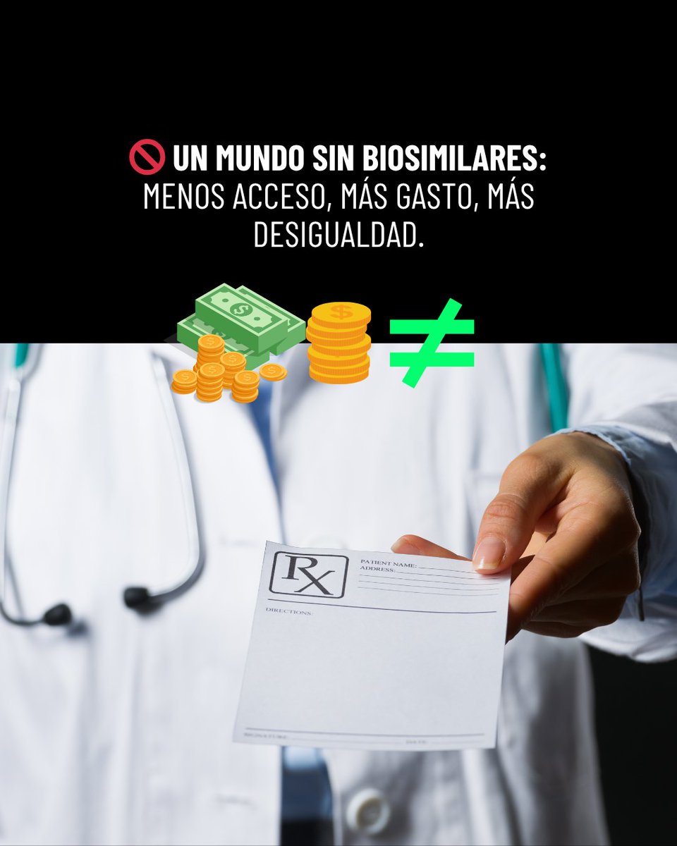 BioSim_es's tweet photo. ¿Y si no existieran los #biosimilares?
🚫 Menos acceso, más gasto, más desigualdad.
✅ Con biosimilares: más eficiencia, más innovación, más personas tratadas.
💶 +5.800 M€ de ahorro.
Un impacto económico, social y humano.
#MUCHAVIDA https://t.co/iIK1svBG6I