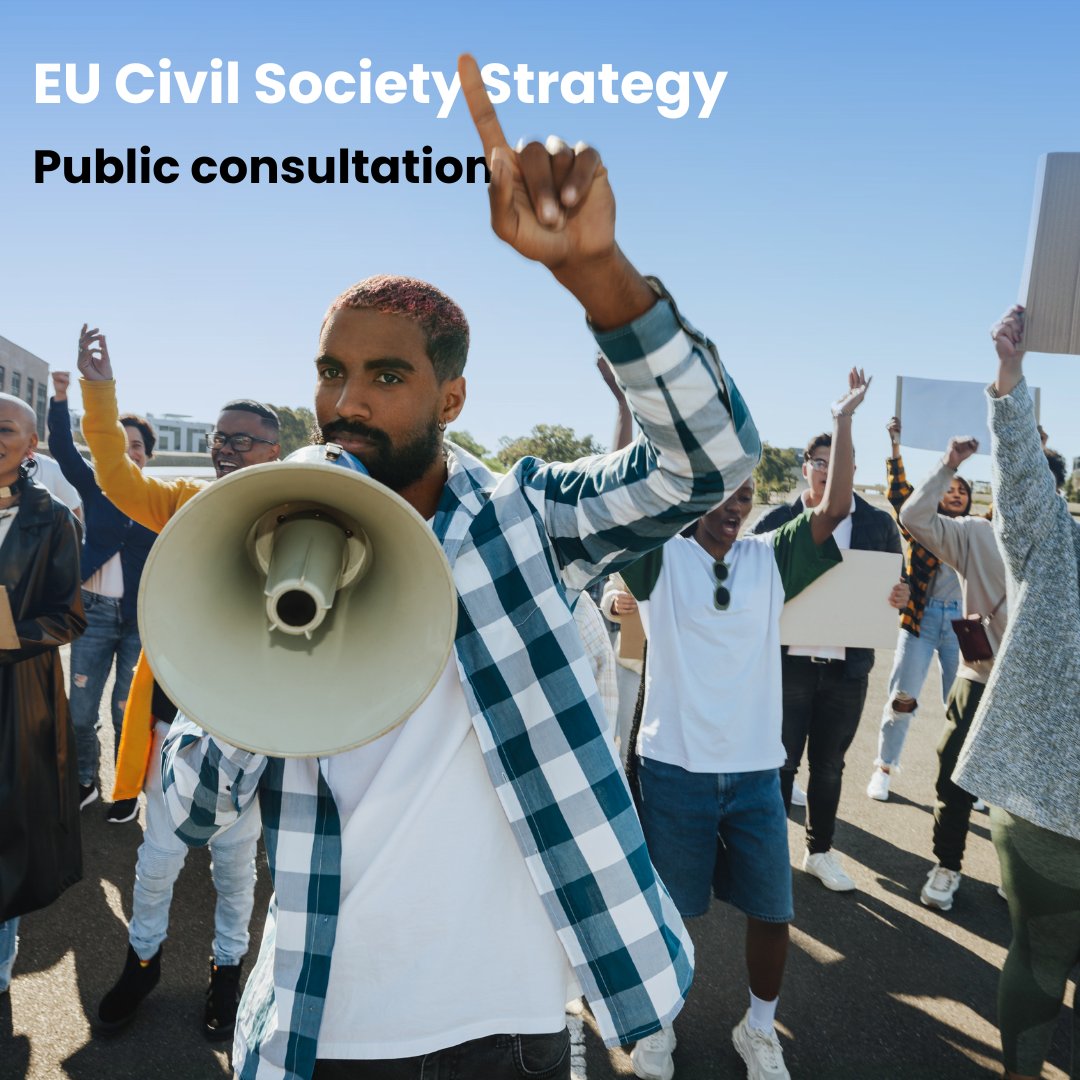 EURightsAgency's tweet photo. Want to shape the future EU Civil Society Strategy?

The @EU_Commission is looking for input.

📌 #HaveYourSay by 5 September to help strengthen, protect and support civil society.

🔗https://t.co/9VBpHur1Xk https://t.co/qHZbPJa1Kf