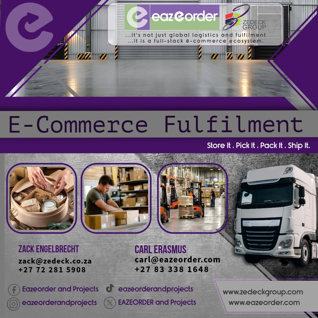 Eaz_e_order's tweet photo. Why Don't You Let EAZEORDER Do The Hard Labour For You - Picking, Packing, Store It, Ship It
#eazeorder #logistics #picking #packing #crossborder https://t.co/iaiUa4DGI8