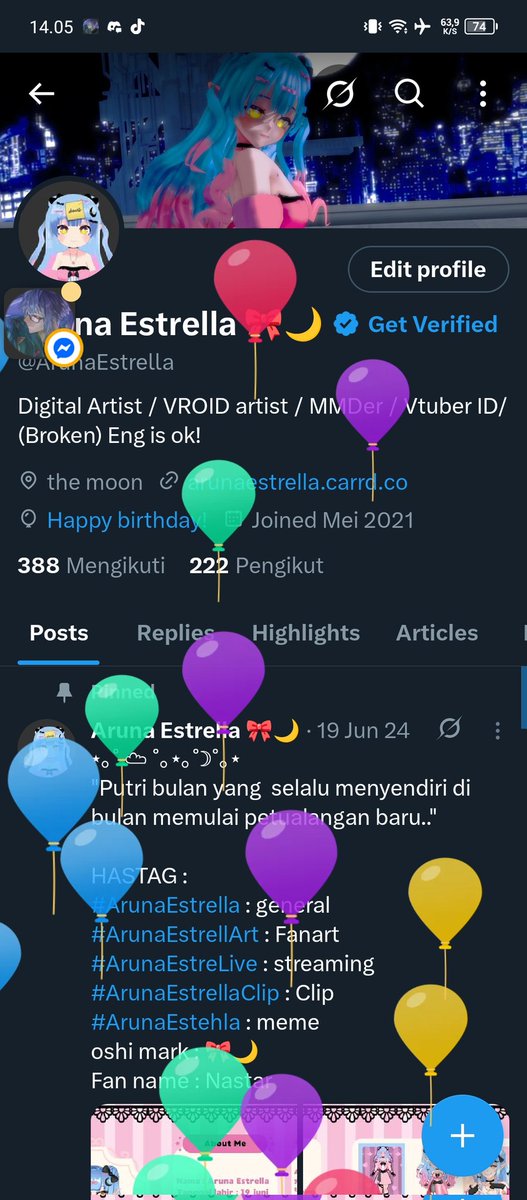 Aruna Estrella 🎀🌙 tweet media