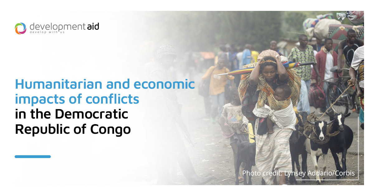 The DRC, a country rich in underground elements and minerals, has been trapped in a cycle of wars and conflicts since its independence. 
developmentaid.org/link/war-effec…

#DRC #WarAndConflict #HumanImpact