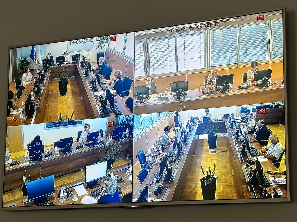 Aida Trepanić Hebib (@aida_trepanic) on Twitter photo Pratimo drugi dan sjednice VSTV-a na kojem će biti riječi o dopisu Ministarstva pravde BiH za formiranje operativne grupe koja će proći kroz amandmane Vijeća na Zakon o VSTV-u te godišnjem izvještaju o provedbi planova integriteta u pravosudnim institucijama BiH.<a href="/detektor_ba/">Detektor.ba (BIRN BiH)</a> Pratimo drugi dan sjednice VSTV-a na kojem će biti riječi o dopisu Ministarstva pravde BiH za formiranje operativne grupe koja će proći kroz amandmane Vijeća na Zakon o VSTV-u te godišnjem izvještaju o provedbi planova integriteta u pravosudnim institucijama BiH.<a href="/detektor_ba/">Detektor.ba (BIRN BiH)</a>