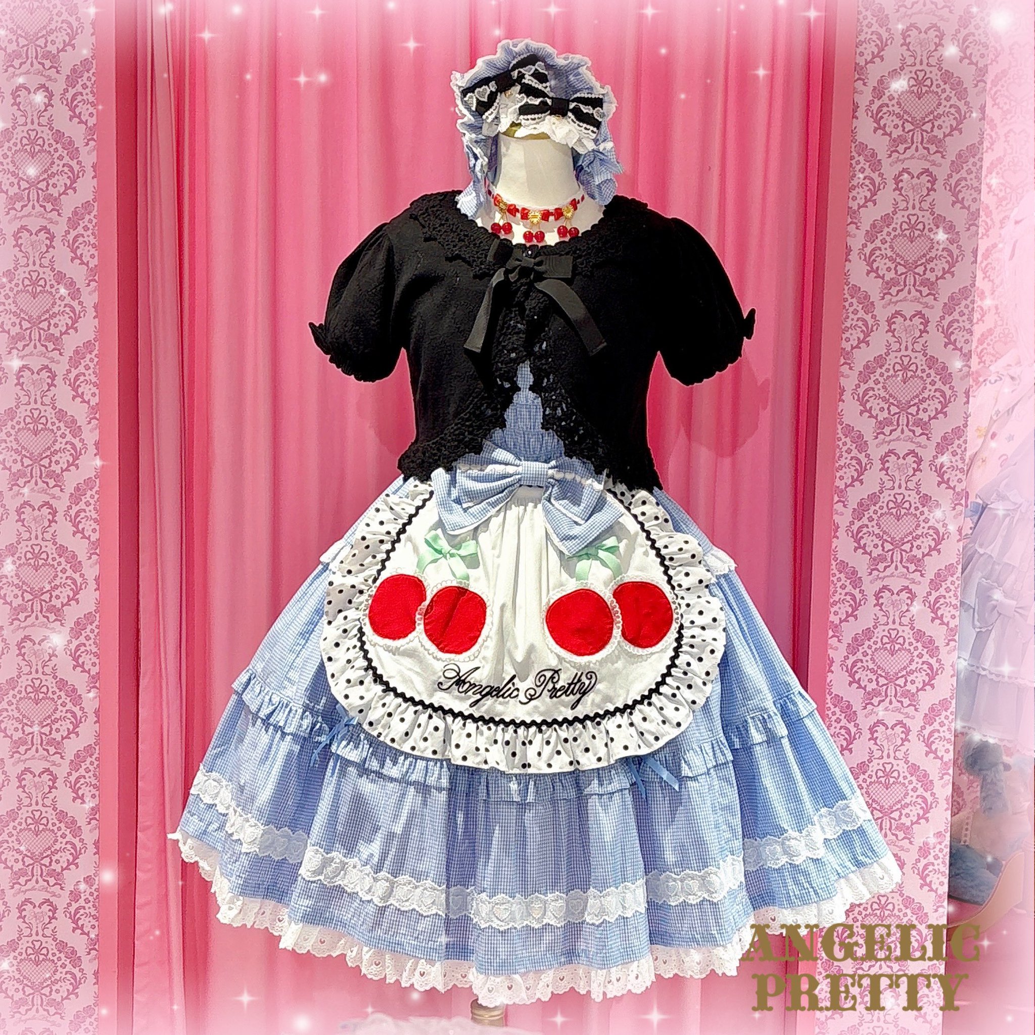 Angelic Pretty - トランプ Queen ドレス ワンピース ボンネット