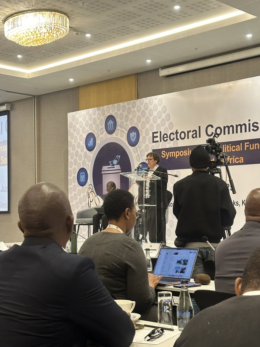 Day two of the <a href="/IECSouthAfrica/">IEC South Africa</a> has kicked off with an opening address by Vice-Chairperson of the IEC Commissioner Janet Love 

#politicalfunding #futurelect