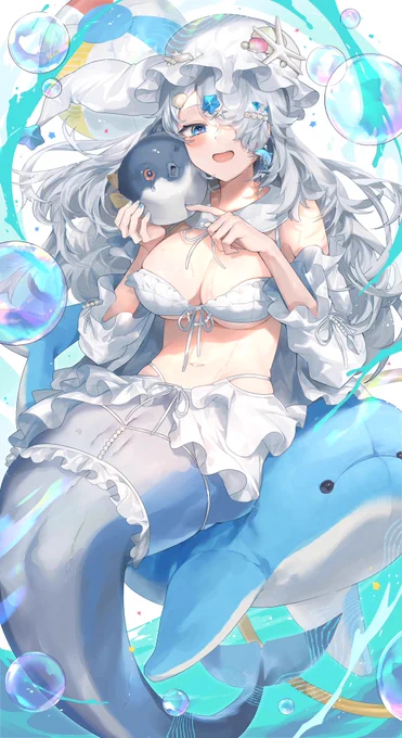 うちのムチムチ片目隠れっ子も見てよ