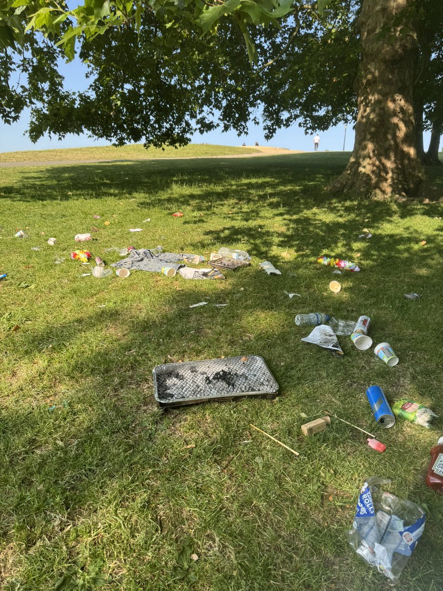 Try doing this in Singapore, Tokyo, Zürich, or any other city which still has a sense of civic decency.

Living like this is a choice. We’ve chosen as a society to let people crap all over our public spaces.

Proper penalties, proper enforcement, it’s not hard.