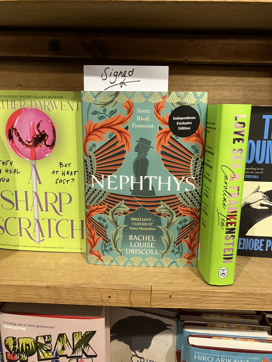 Rachel Louise Driscoll (@rachloudriscoll) on Twitter photo Great to be at <a href="/ForumBooks/">Forum Books + the bound + The Accidental Bookshop</a> last night listening to <a href="/FizaLovesBooks/">Fiza Saeed McLynn</a>, <a href="/JoannaMAuthor/">Joanna Miller</a> & <a href="/emmacowing/">Emma Cowing</a> discuss their debuts, & to see <a href="/naomikelsey_/">Naomi Kelsey</a> & get a photo of us all together!
There are now a few signed indie edition copies of NEPHTHYS available at Forum. Get your copy now! Great to be at <a href="/ForumBooks/">Forum Books + the bound + The Accidental Bookshop</a> last night listening to <a href="/FizaLovesBooks/">Fiza Saeed McLynn</a>, <a href="/JoannaMAuthor/">Joanna Miller</a> & <a href="/emmacowing/">Emma Cowing</a> discuss their debuts, & to see <a href="/naomikelsey_/">Naomi Kelsey</a> & get a photo of us all together!
There are now a few signed indie edition copies of NEPHTHYS available at Forum. Get your copy now!