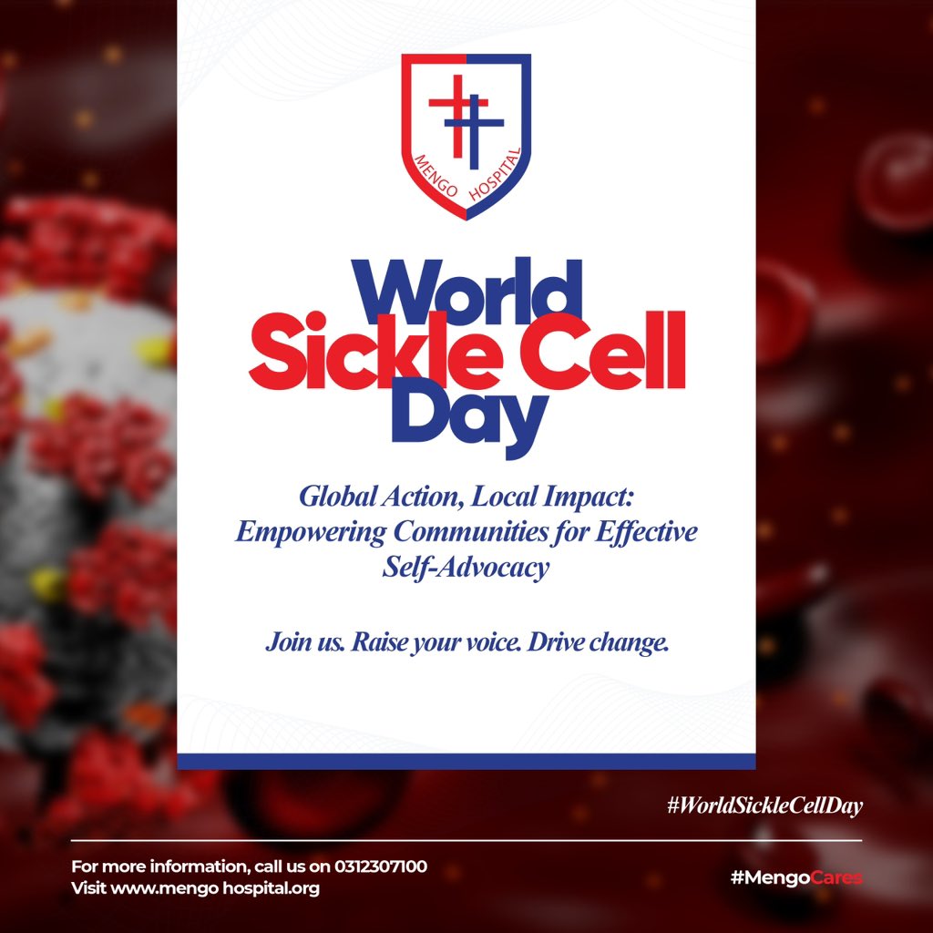 mengo_hospital's tweet photo. As we mark this year’s #WorldSickleCellDay, we are proud to champion community empowerment for inclusive action against Sickle Cell Disease.

Huge thanks to local efforts bridging the gap. Join the Blood Donation Drive today @Stonehavenkla to donate &amp; save a life!

#MengoCares https://t.co/6OkxUO1AoN