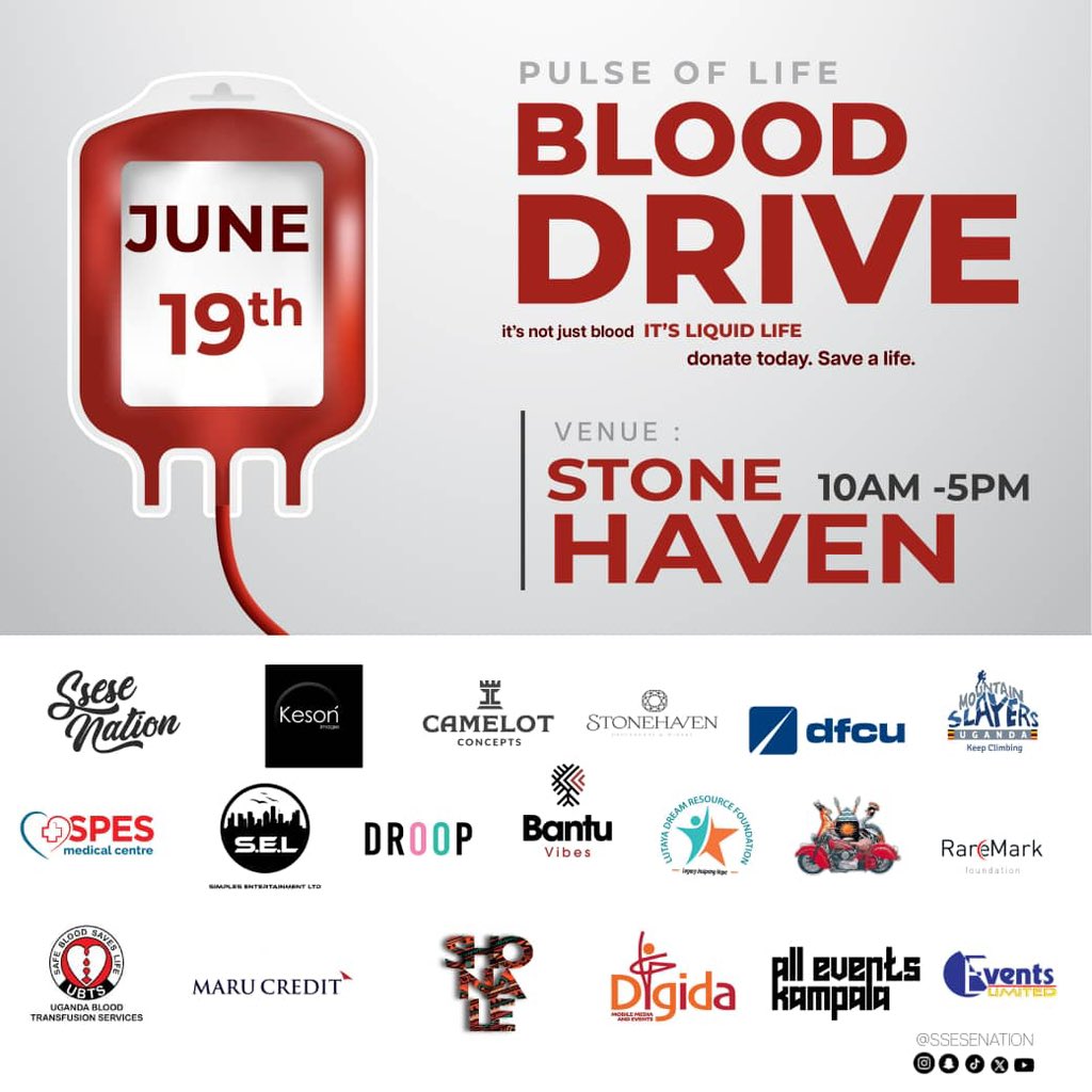 Mengo Hospital (@mengo_hospital) on Twitter photo As we mark this year’s #WorldSickleCellDay, we are proud to champion community empowerment for inclusive action against Sickle Cell Disease.
Huge thanks to local efforts bridging the gap. Join the Blood Donation Drive today <a href="/Stonehavenkla/">Stonehaven Restaurant</a> to donate & save a life!
#MengoCares As we mark this year’s #WorldSickleCellDay, we are proud to champion community empowerment for inclusive action against Sickle Cell Disease.
Huge thanks to local efforts bridging the gap. Join the Blood Donation Drive today <a href="/Stonehavenkla/">Stonehaven Restaurant</a> to donate & save a life!
#MengoCares