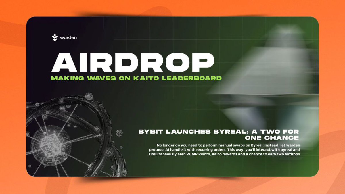 I've been talking about <a href="/wardenprotocol/">Warden</a>, and now they're making waves on the <a href="/KaitoAI/">Kaito AI 🌊</a> leaderboard, complete with a prize pool!

They've committed over 2.5% of their supply across three seasons, valued at over $ 1 M.

Rewards will depend on Kaito's mindshare and Warden app usage.