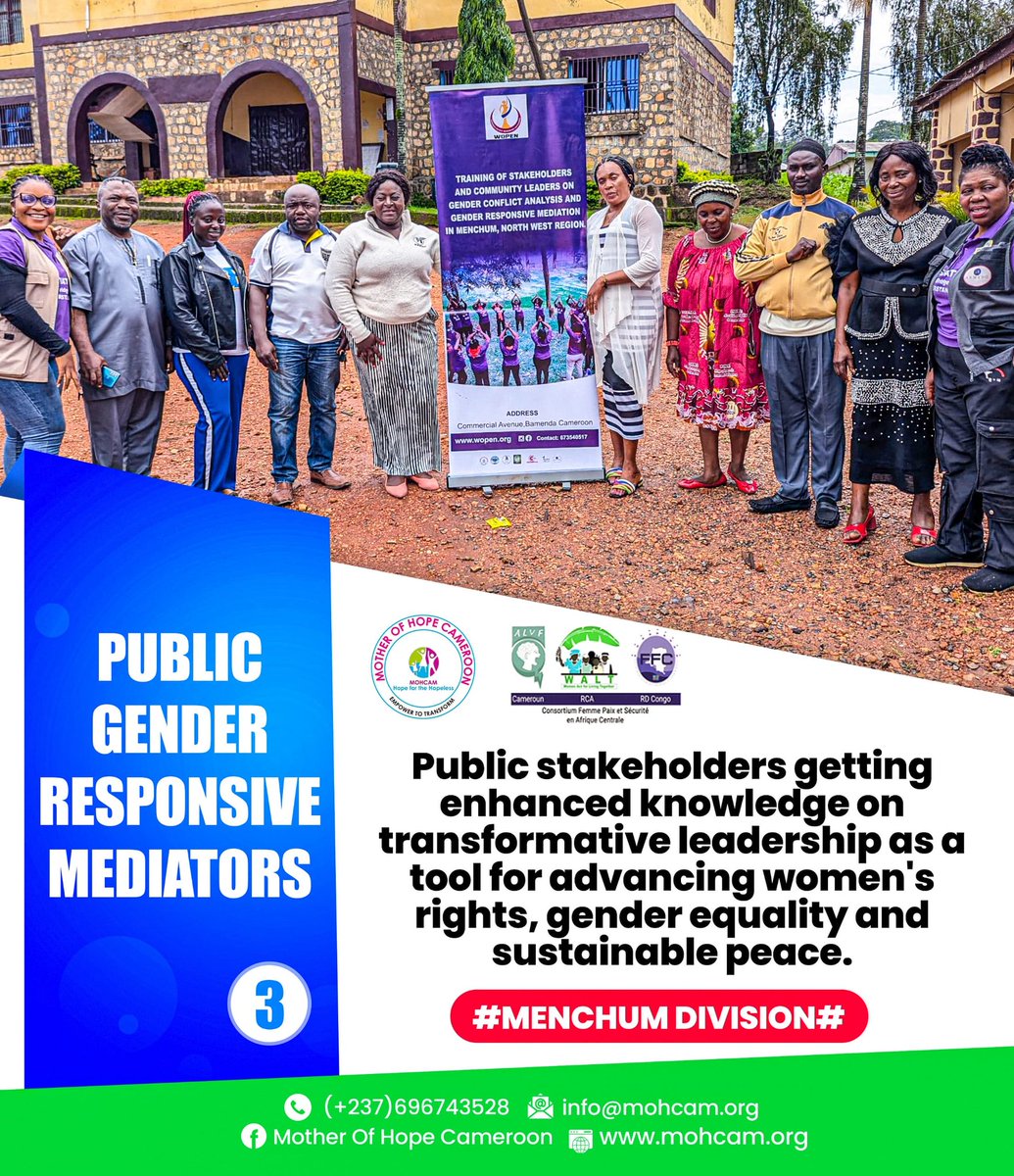 Empowering Change and transformative leadership is a powerful tool for advancing women's rights, gender equality, and sustainable peace. Public stakeholders are tackling inequalities by challenging harmful norms &amp; practices.

 #WomenEmpowerment #GenderEquality #SustainablePeace"