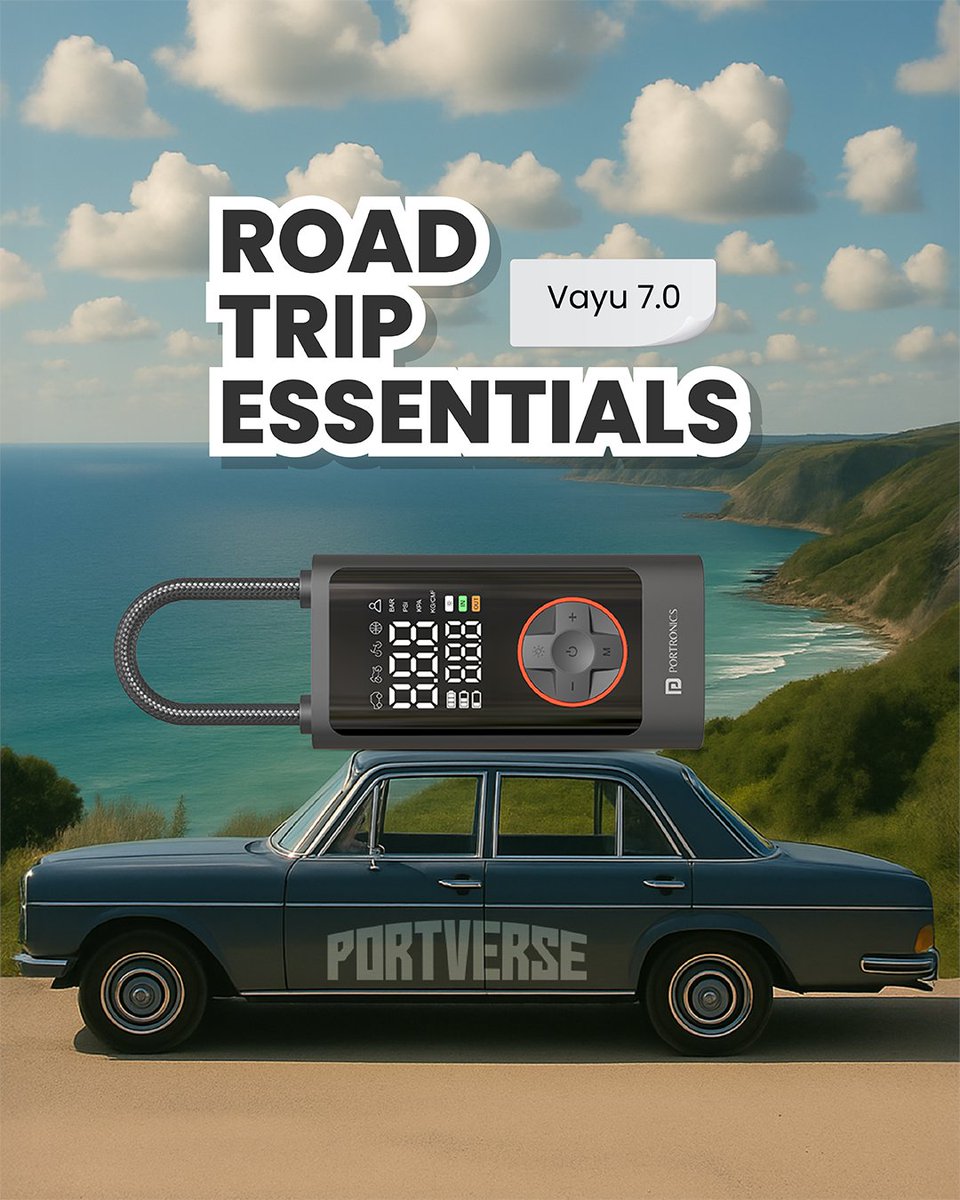 Portronics's tweet photo. A master of taking the roads less traveled? Travel smart & don't let tech issues get in the way of your adventures!
Gear up Now:
PORTVERSE is LIVE | June 18th - 23rd | Up to 85% OFF | Use code PORTVERSE
#portronics #PORTVERSE #Sale #travel https://t.co/7iaXsJO4MU