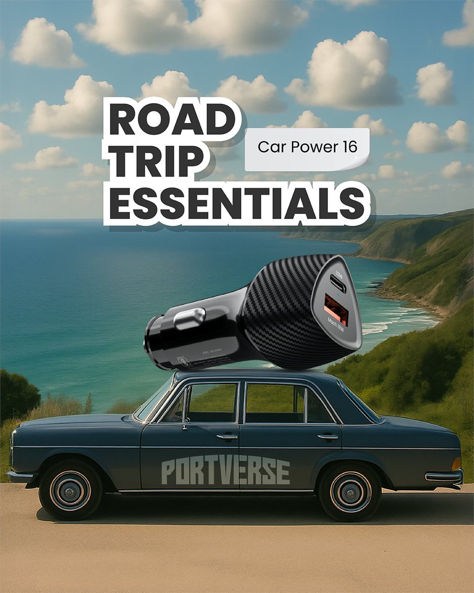 Portronics's tweet photo. A master of taking the roads less traveled? Travel smart & don't let tech issues get in the way of your adventures!
Gear up Now:
PORTVERSE is LIVE | June 18th - 23rd | Up to 85% OFF | Use code PORTVERSE
#portronics #PORTVERSE #Sale #travel https://t.co/7iaXsJO4MU