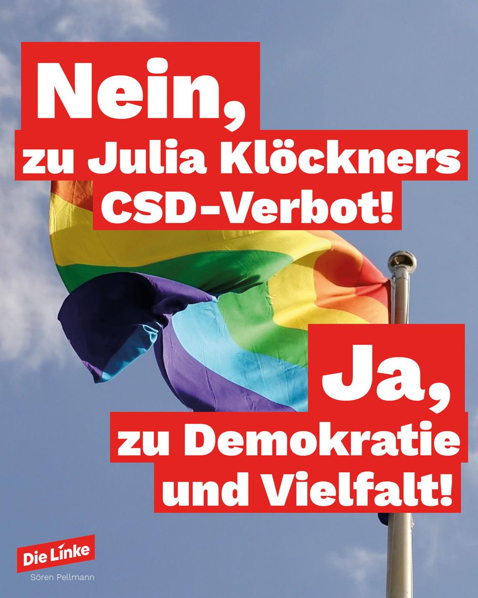 Die letzten zwei Jahre nahm die Bundestagsverwaltung aktiv am CSD teil und kämpfte für Vielfalt, Toleranz und unsere Demokratie. Die neue Bundestagspräsidentin sagt nun ganz klar: Damit ist Schluss! Anstatt unsere Demokratie wehrhafter zu machen und sie zu leben, wird die