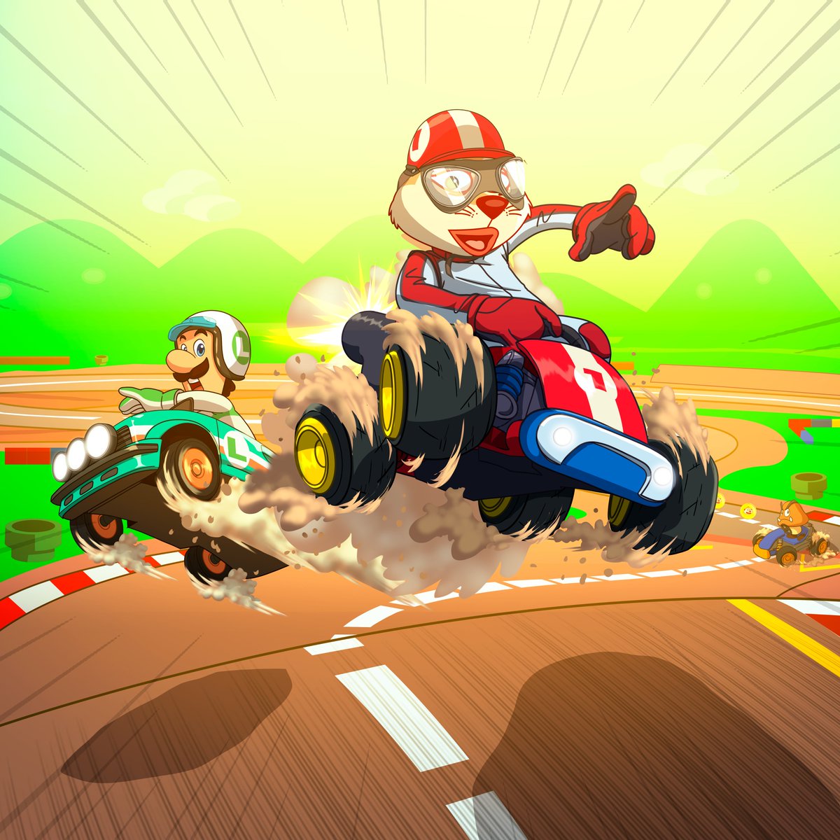 Nintendo… how did you forget the $MERK driver in the new Mario Kart?